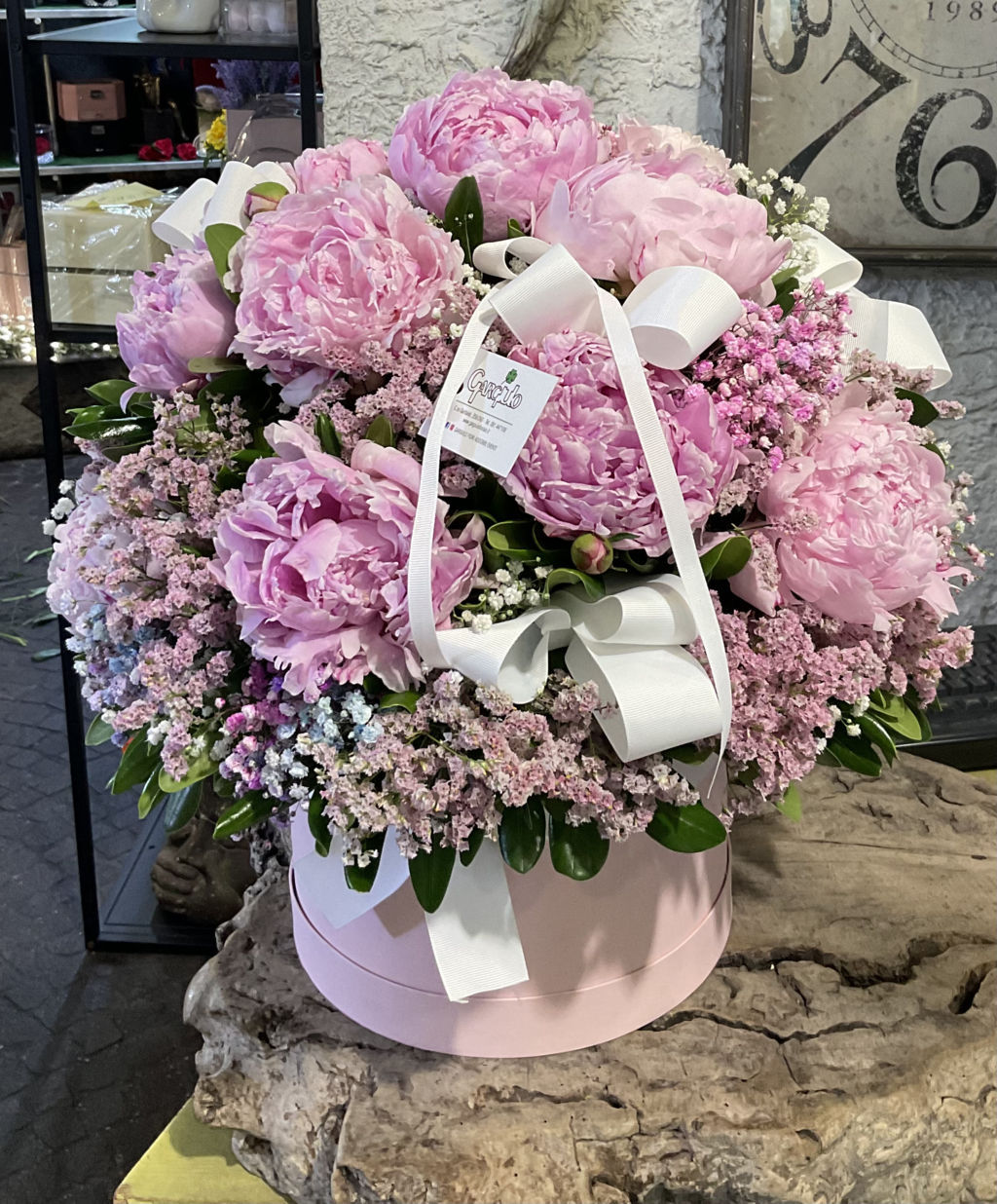 Box flowers – Scatola fiori Rosa Pink